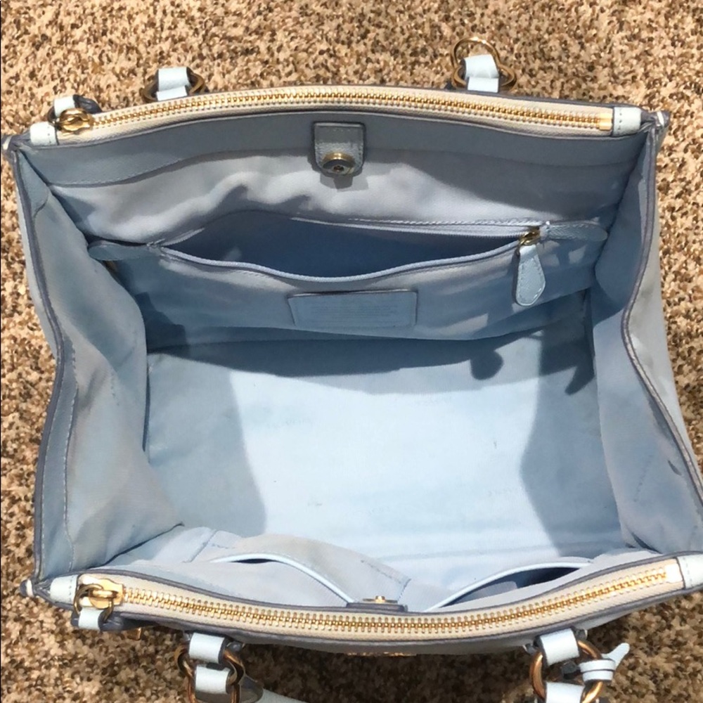 Authentic Baby Blue Coach Purse & Wallet - Picture 6 of 6